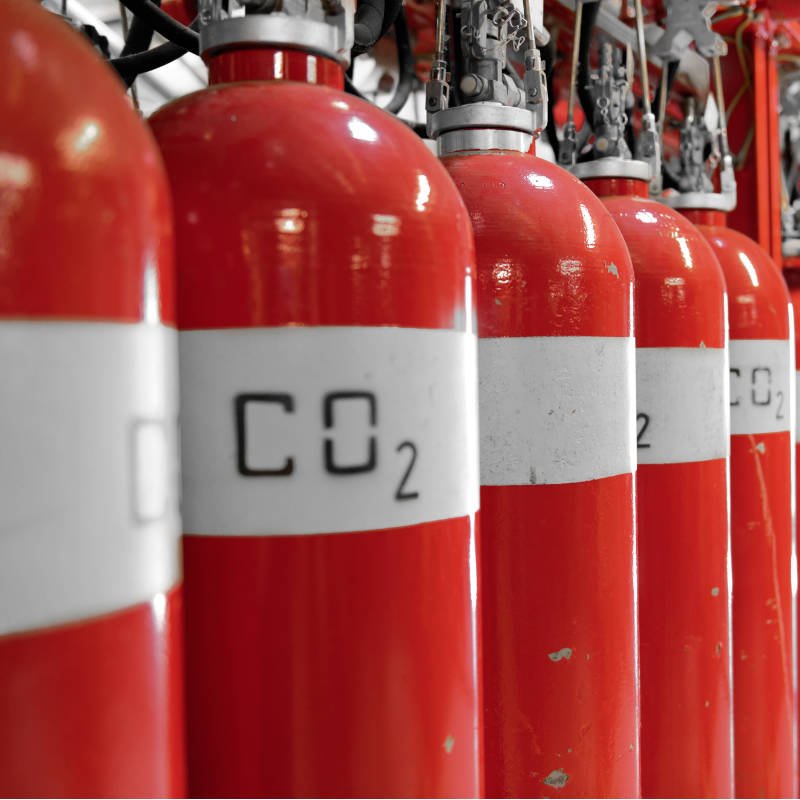 Estintori a CO2 (biossido di carbonio)